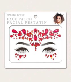 Face Gem Stickers, Acrylic Rhinestone Stickers, Self-Adhesive Rhinestone Stickers, Suitable For Party, Nightclub, Halloween,