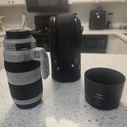 Canon EF 100–400mm f/4.5–5.6L IS II USM Telephoto Lens (Excellent)