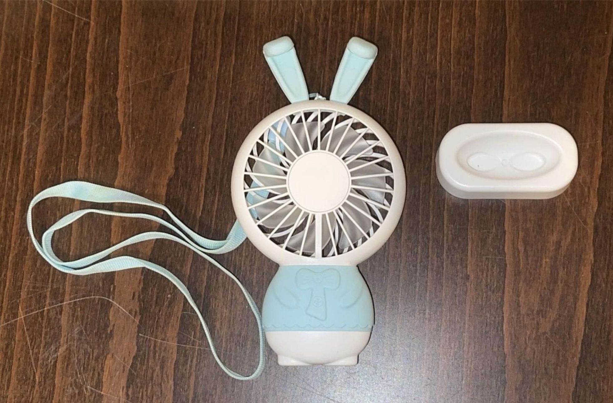 Mini Bunny Fan and Stand
