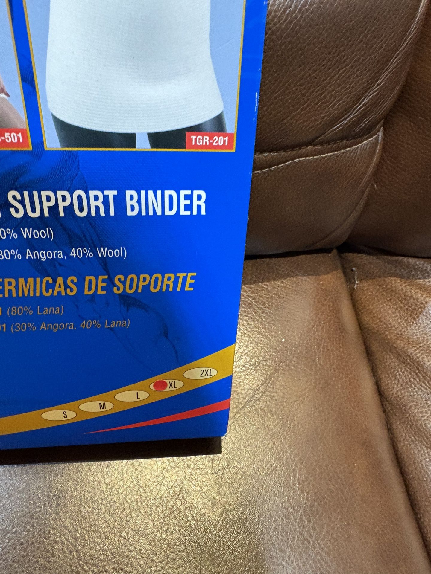 ITA Med Warming Support Binder TGR 201(80% Wool) For XL