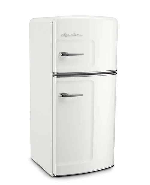Big Chill white 28" Retro Studio Fridge. Like New.