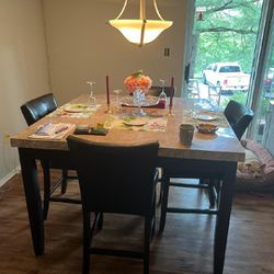 Dining Room Table And Chairs. 