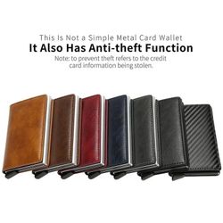 ❗️Wholesale only❗️Credit Card Holder Men Wallets Bank Cardholder Case Small Leather Slim Thin Magic Mini Wallet Smart Minimalist Wallet