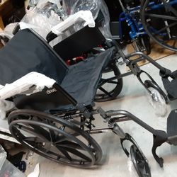 Wheelchair, 18 In In Feet, Brand New