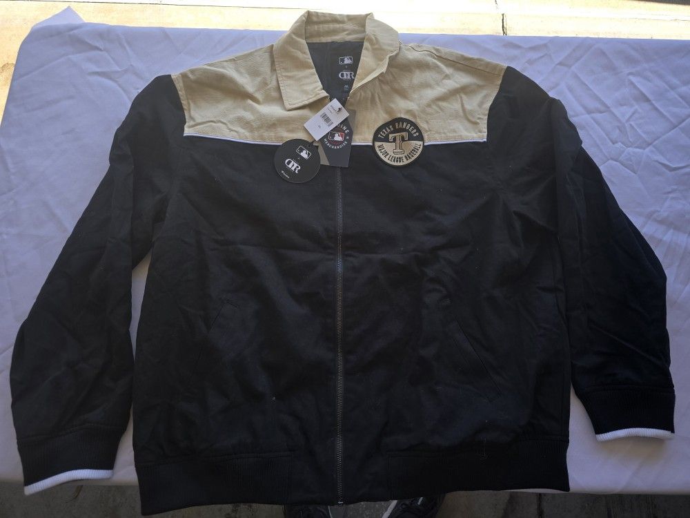 Darius Rucker Collection Texas Rangers Canvas Jacket-2xl(aa)