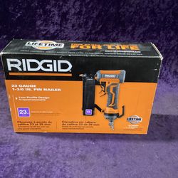 🛠🧰RIDGID Pneumatic 23-Gauge 1-3/8” Headless Pin Nailer w/Dry-Fire Lockout-NEW!-$80!🧰🛠