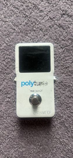 Poly tune guitar tuner pedal