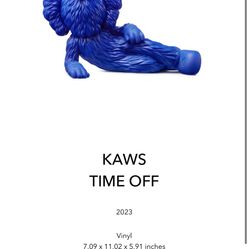 Kaws Time Off
