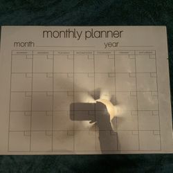 monthly planner board 