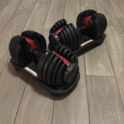 Bowflex dumbbells