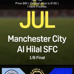 tickets for Al Hilal vs. Manchester City 