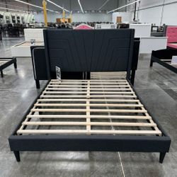 Queen Bed Frame With Mattress 
