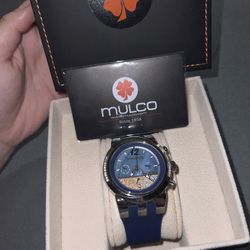 Mulco Blue Marine Infinity Chronograph Watch – Brand New
