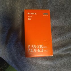 Sony E 55-210mm F/4.5-6.3 OSS Lens Black (SEL55210)