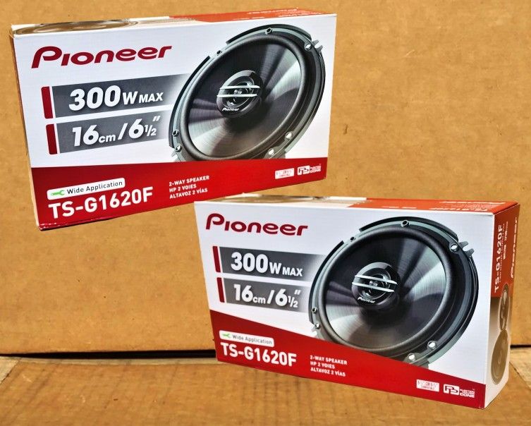 Pioneer Car Speakers 2 Sets 6.5" 2-Way Coaxial Speaker System 600 Watts Package TS-G1620F 🚨 No Credit Needed 🚨 Payment Options Available 🚨 