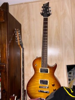 Mitchell Electric Guitar Sunburst Flame Top