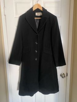 Kristen Blake Black wool-cashmere blend Winter Coat