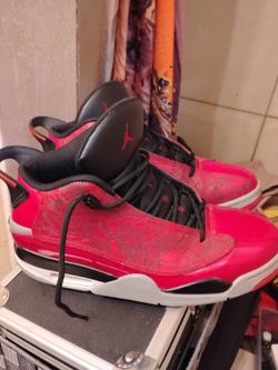 Air Jordan Dub Zero "Toro Bravo" (Gym Red/Black). Size 9.5 in mens