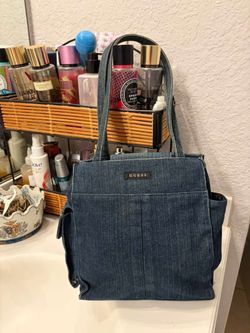 Guess Denim Tote Bag