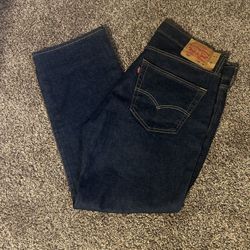 501 levi’s, Dark Navy color way 