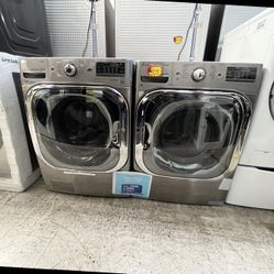 front load washer feet cubic feet dryer set graphite cubic steel lg 