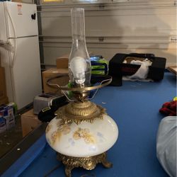 Antique Porcelain Lamp