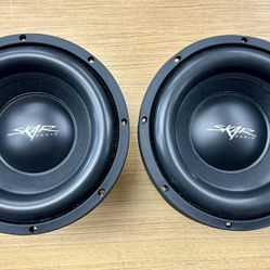 Skar Audio SDR-10 D4 Dual 4 Ohm 10" Subwoofers Pair 600W RMS Each - Tested