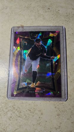 Paul Skenes Panini Select Holo Baseball Card