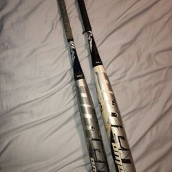 2 Easton Omen baseball bats for sale 32 in 22oz and a 32 in 20oz