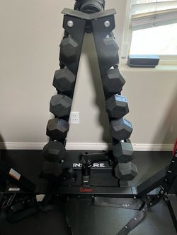 Inspire Dumbbell set 5-30 pounds with Tree