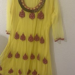 Yellow Dress Indian/pakistani