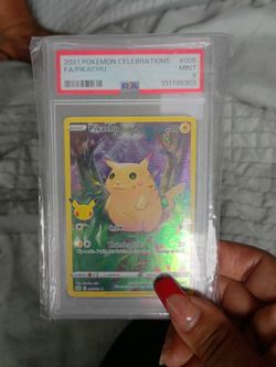 Pokemon card  SA 9 Pikachu FA 2021 Pokémon Celebrations #005
