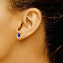 Wedding Benjamin Bridge Sapphire Diamond Earrings