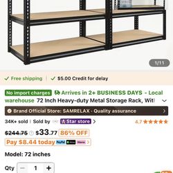 Storage Shelves New In Box 