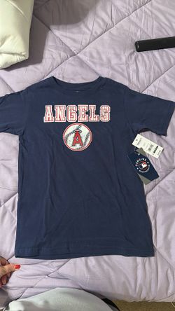 MLB Los Angeles Angels Blue Shirt Child Small 6/7