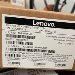 Lenovo Thinkpad Ultra Docking Station 40aj0135us X1 Carbon Yoga