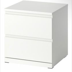 White IKEA Nightstand