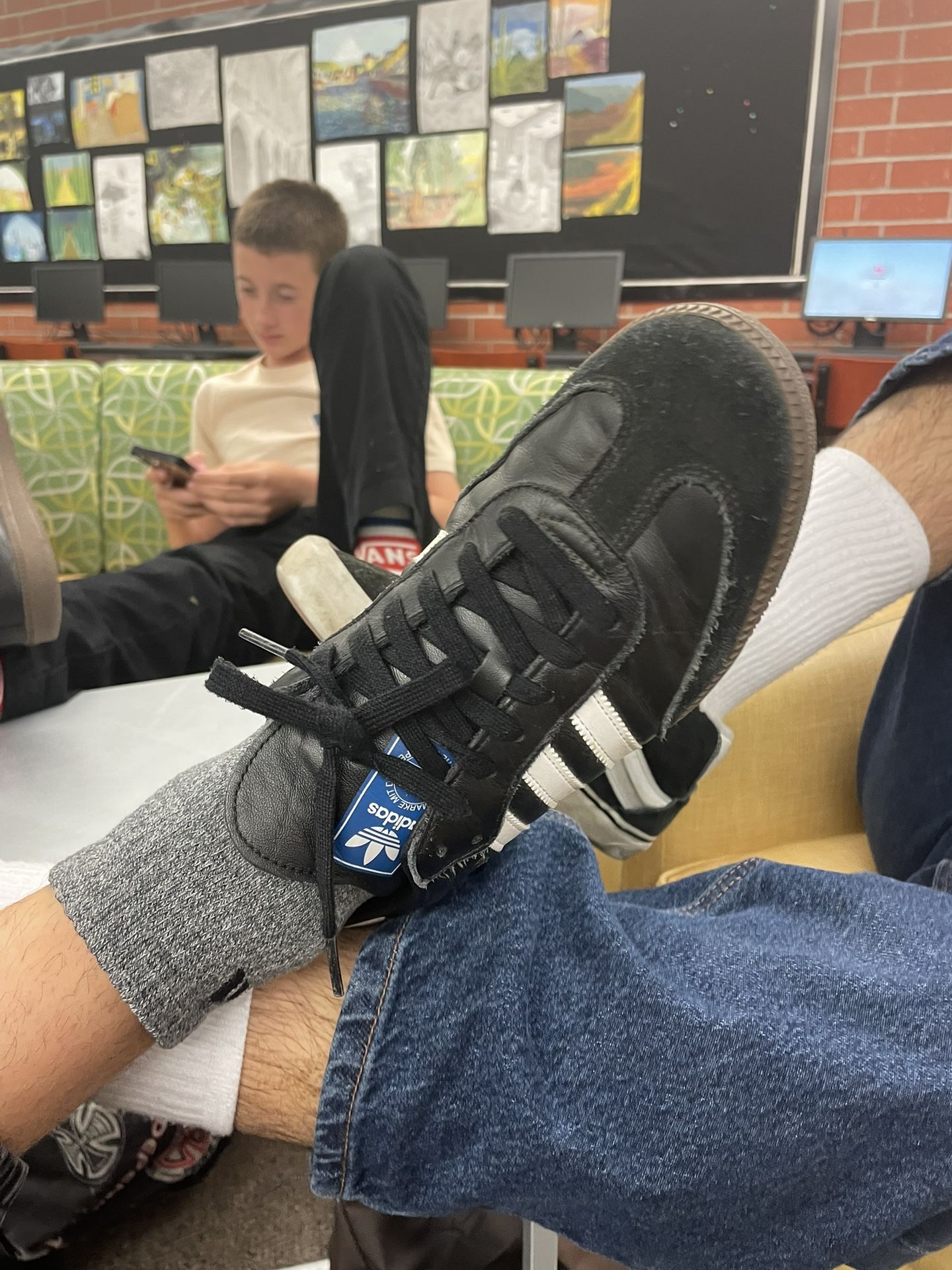 single Adidas Samba Black