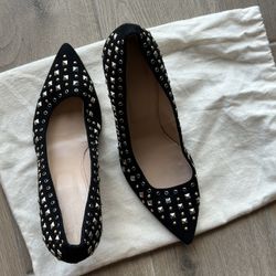 JCrew Collection Black Suede Pumps