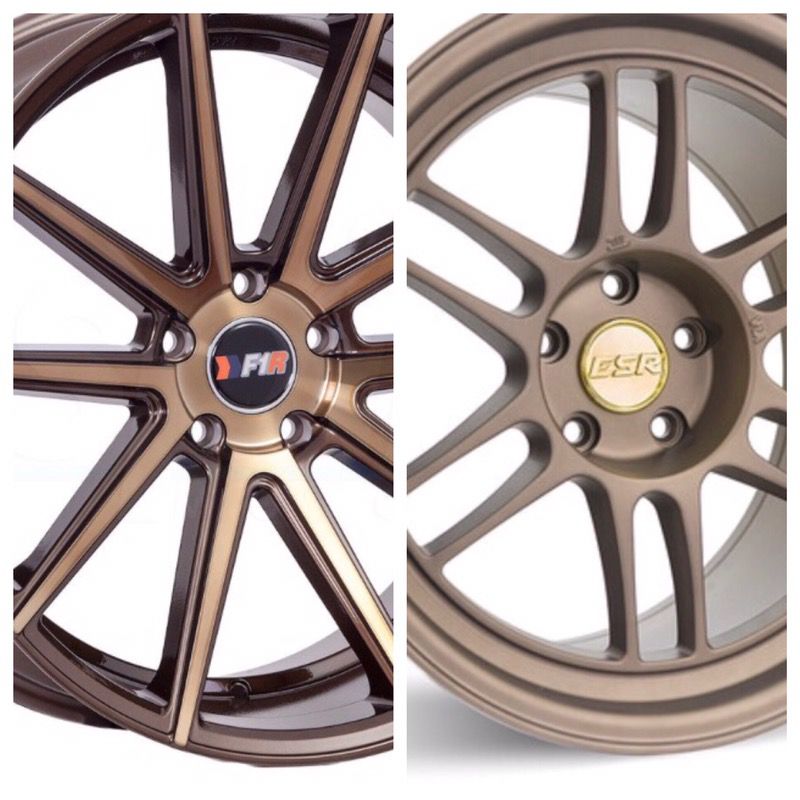 Bronze wheels 18" fit 5x100 5x114 5x120 ( only 50 down payment/ no CREDIT CHECK)