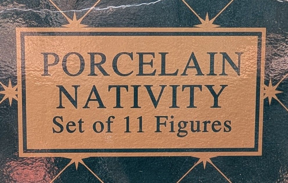 Lord & Taylor Porcelain Nativity Set