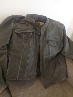 Brown leather jacket 2x  (contact info removed)