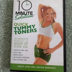 10 minute solution: quick tummy toners (DVD, 2008)