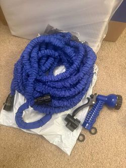 Garden Hose 100 FT, Lightweight, Durable, Flexible, Non-Expanding, Kink-Free Water Hose with Solid Brass Fittings for Outdoor, Watering flants and flo