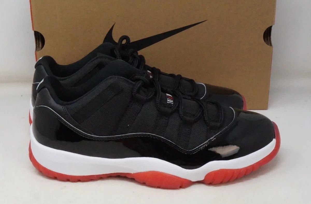 Nike Air Jordan 11 Retro Low  Black Varsity Red White