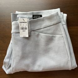 Brand New With Tags Gray Express Editor Pants Size 4S