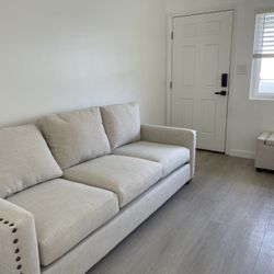 Beige Sofa Couch