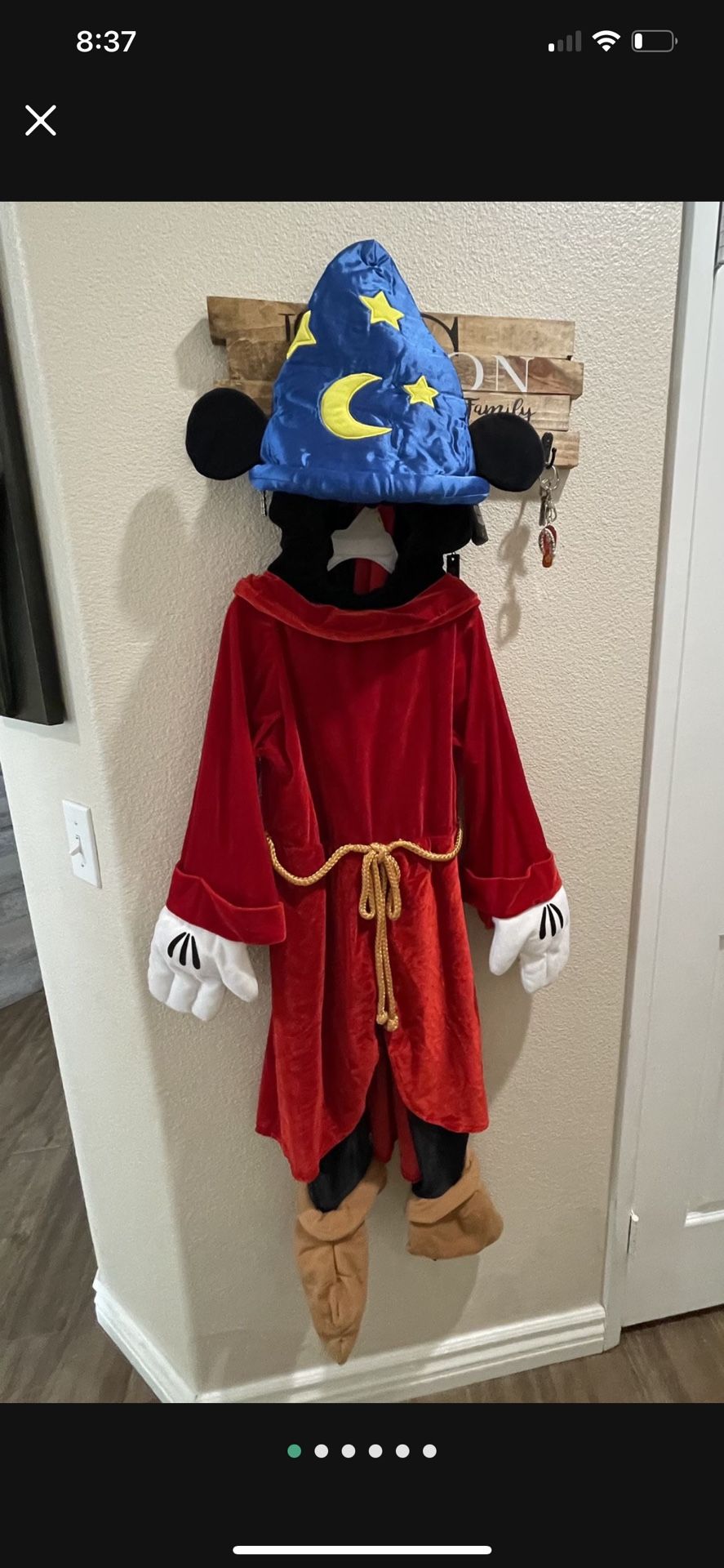 Sorcerer Mickey Mouse Child Costume