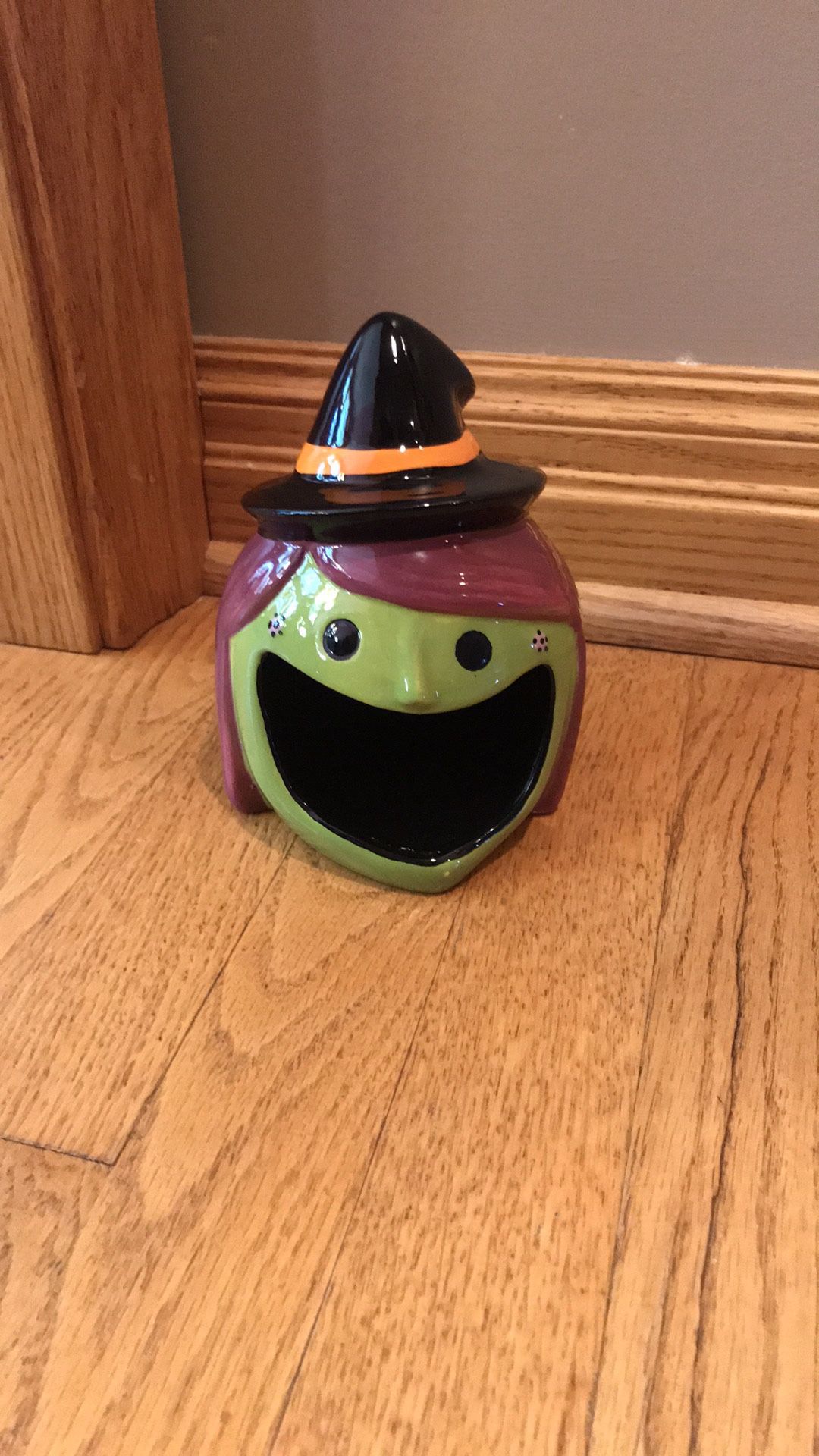 Witch Ceramic Candy Dish