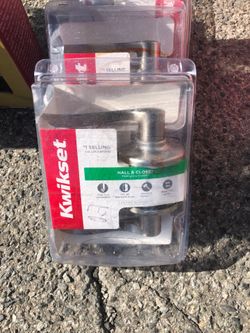 Kwikset hall and closet $10.